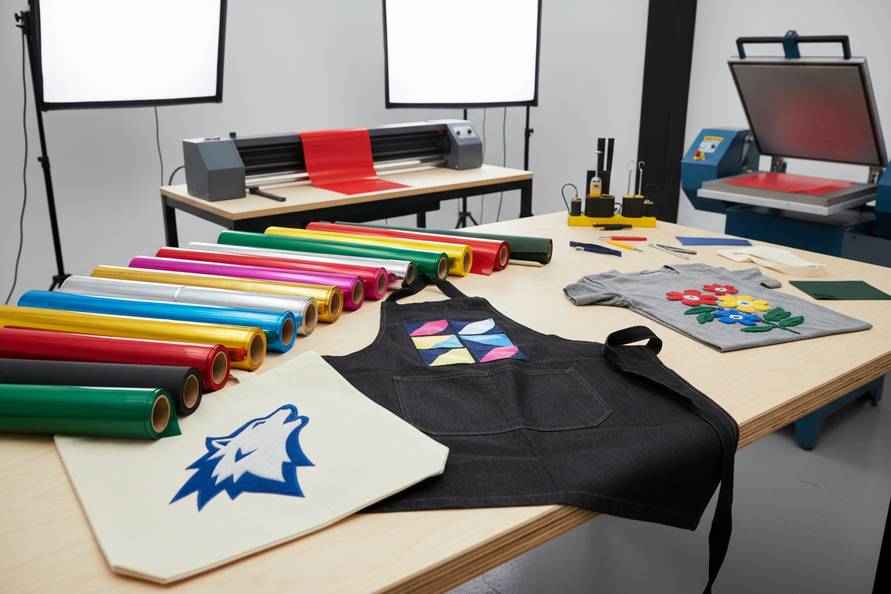 Flex- und Flockdruck im Näh- und Stickatelier