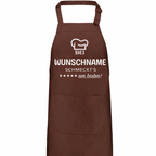 Kochschürze - Bei "Name" schmeckt's am besten!