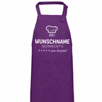 Kochschürze - Bei "Name" schmeckt's am besten!