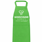 Kochschürze - Bei "Name" schmeckt's am besten!
