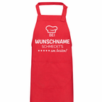 Kochschürze - Bei "Name" schmeckt's am besten!