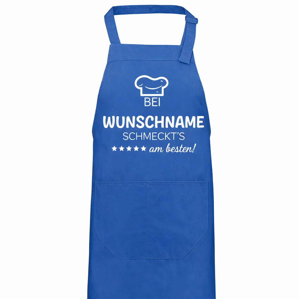Kochschürze - Bei "Name" schmeckt's am besten!