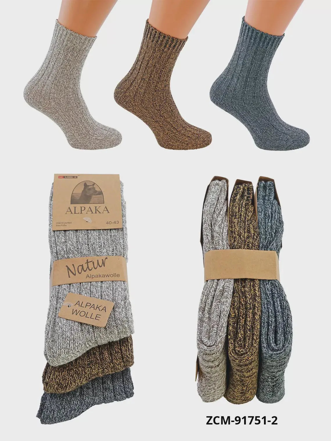 Socken - Alpaka Wolle